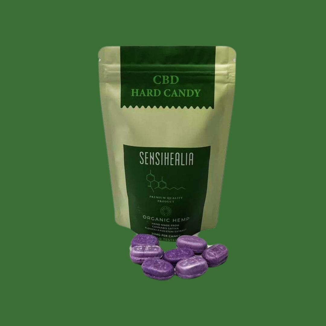 Blueberry CBD Hard Candy 30mg per candy. 25pcs in bag.
